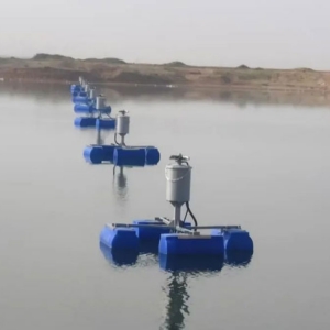 寧夏小南湖漂浮式蒸發(fā)器成功運行